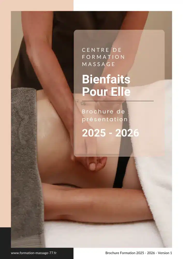 Brochure formation massage bienfaits pour elle 2025 2026